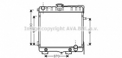 AVA QUALITY COOLING ms2316 -  Радиатор, охлаждение двигателя